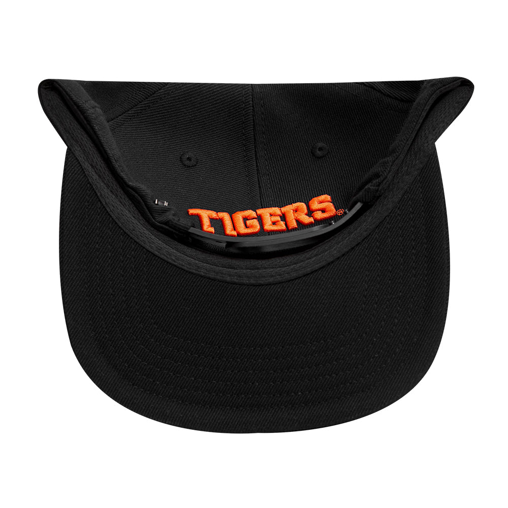 Clemson Paw Wool Snapback Cap - BLACK