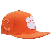 Clemson Paw Wool Snapback Cap - ORANGE