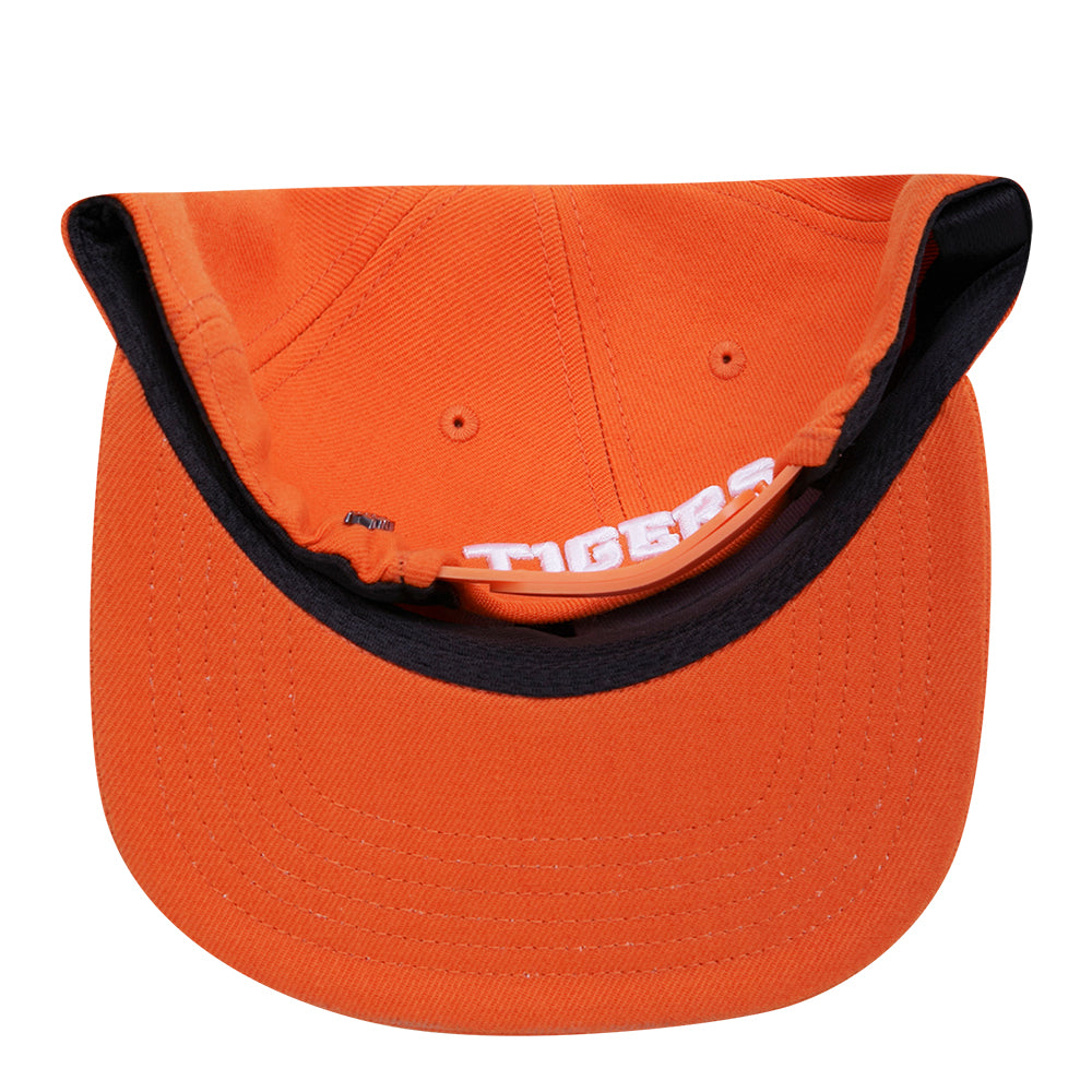 Clemson Paw Wool Snapback Cap - ORANGE