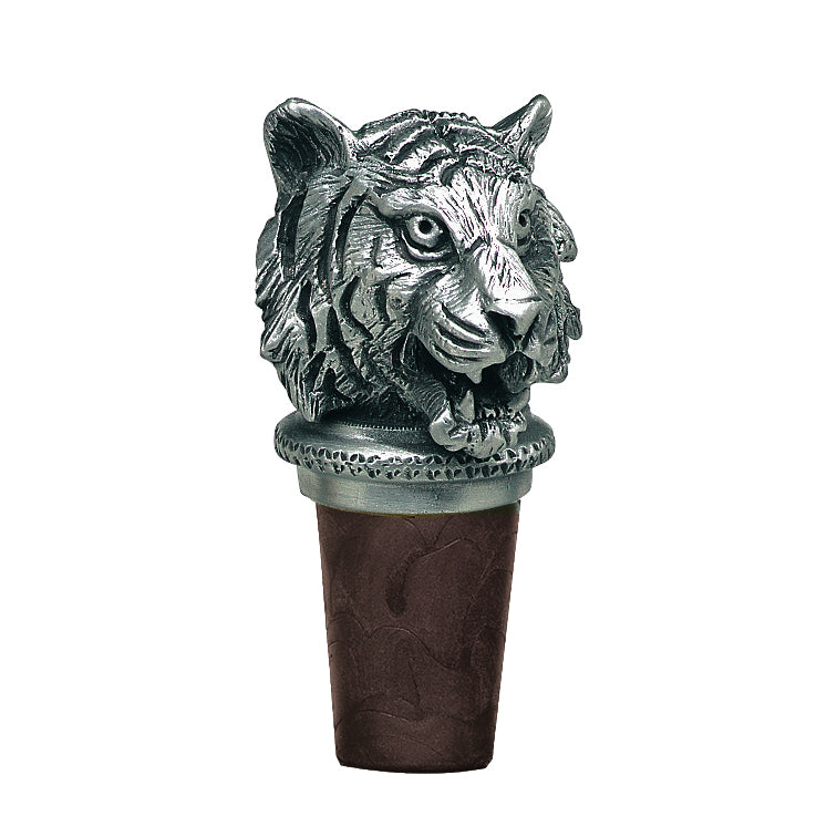 Clemson Pewter Tiger Bottle Stopper