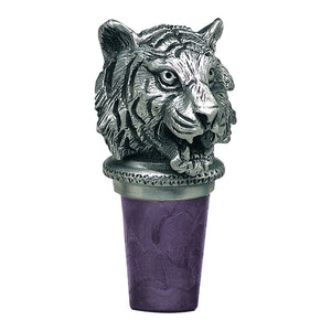 Clemson Pewter Tiger Bottle Stopper