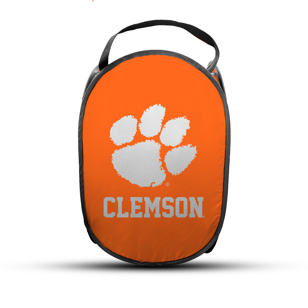 Clemson Pop-Up Laundry Bin