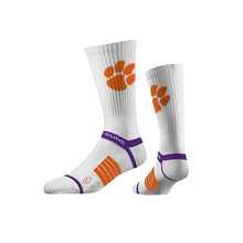 Clemson Premium Knit Paw Crew Sock