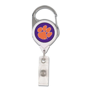 Clemson Premium Retractable Badge Reel