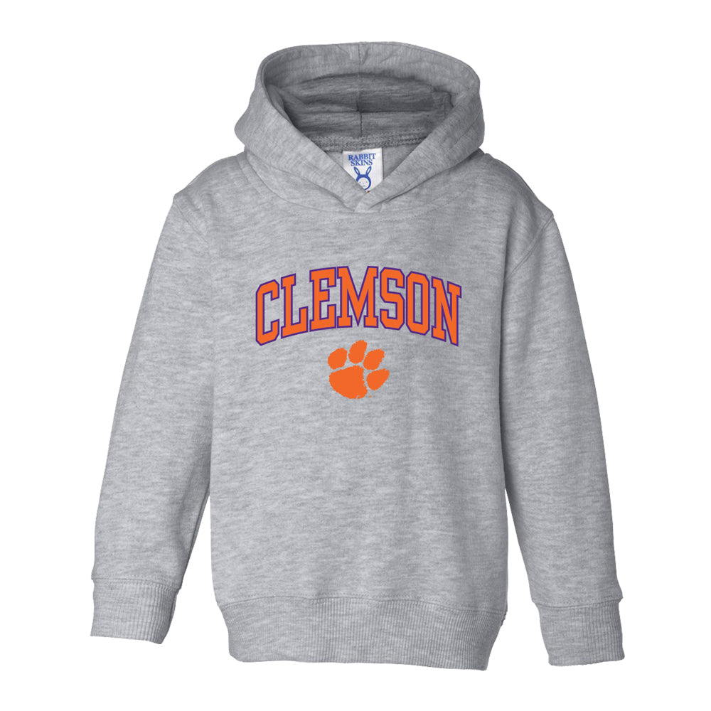 Clemson Preschool Rookie Classic Hoodie - LT GREY