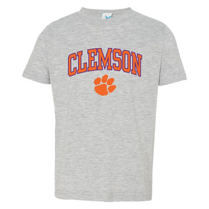 Clemson Preschool Rookie Classic Tee - LT GREY