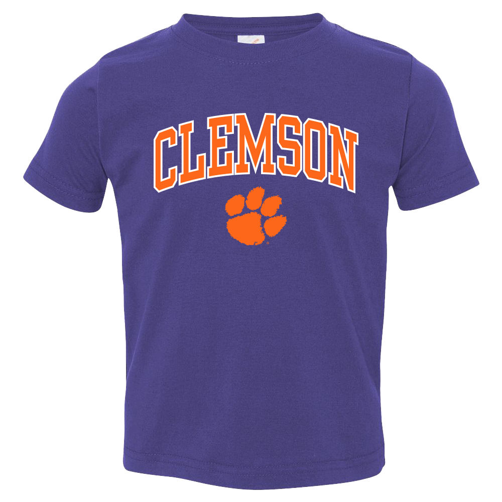Clemson Preschool Rookie Classic Tee - PURPLE