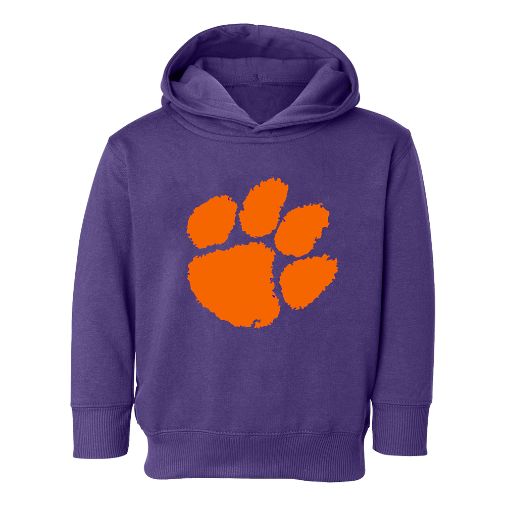 Clemson Preschool Rookie Paw Hoodie - PURPLE