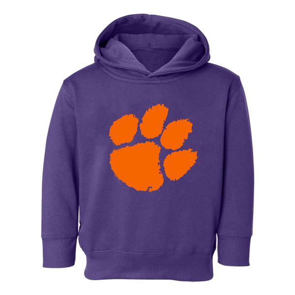 Clemson Preschool Rookie Paw Hoodie - PURPLE