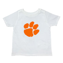 Clemson Preschool Rookie Paw Tee - WHITE