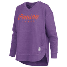 Clemson Pressbox Women’s Abrianna East Hall V-Neck Pullover