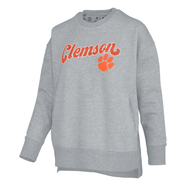 Clemson Pressbox Women’s Bonanza Chenille Harper Crew