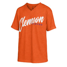 Clemson Pressbox Women’s Home Team Pensacola V-Neck Tee - ORANGE