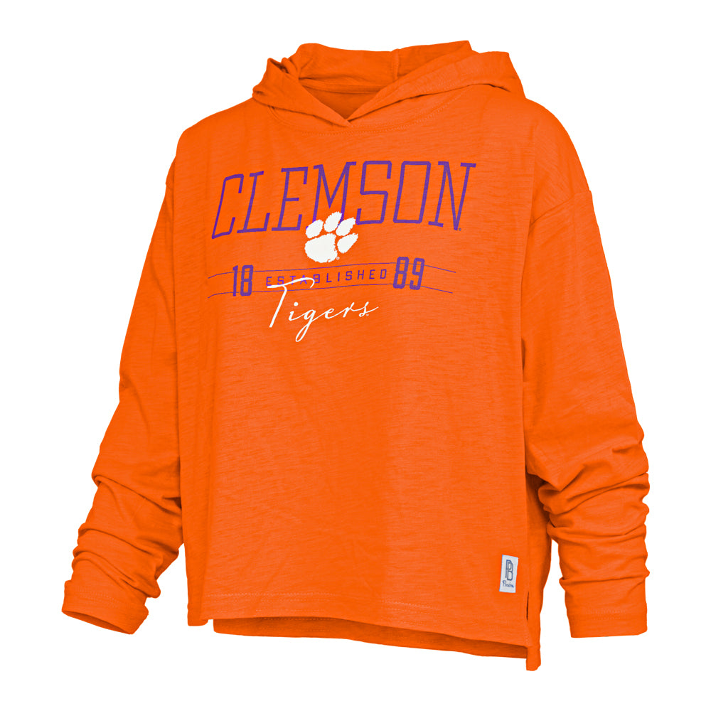 Clemson Pressbox Women’s Marcus Castillo Hooded Top - ORANGE