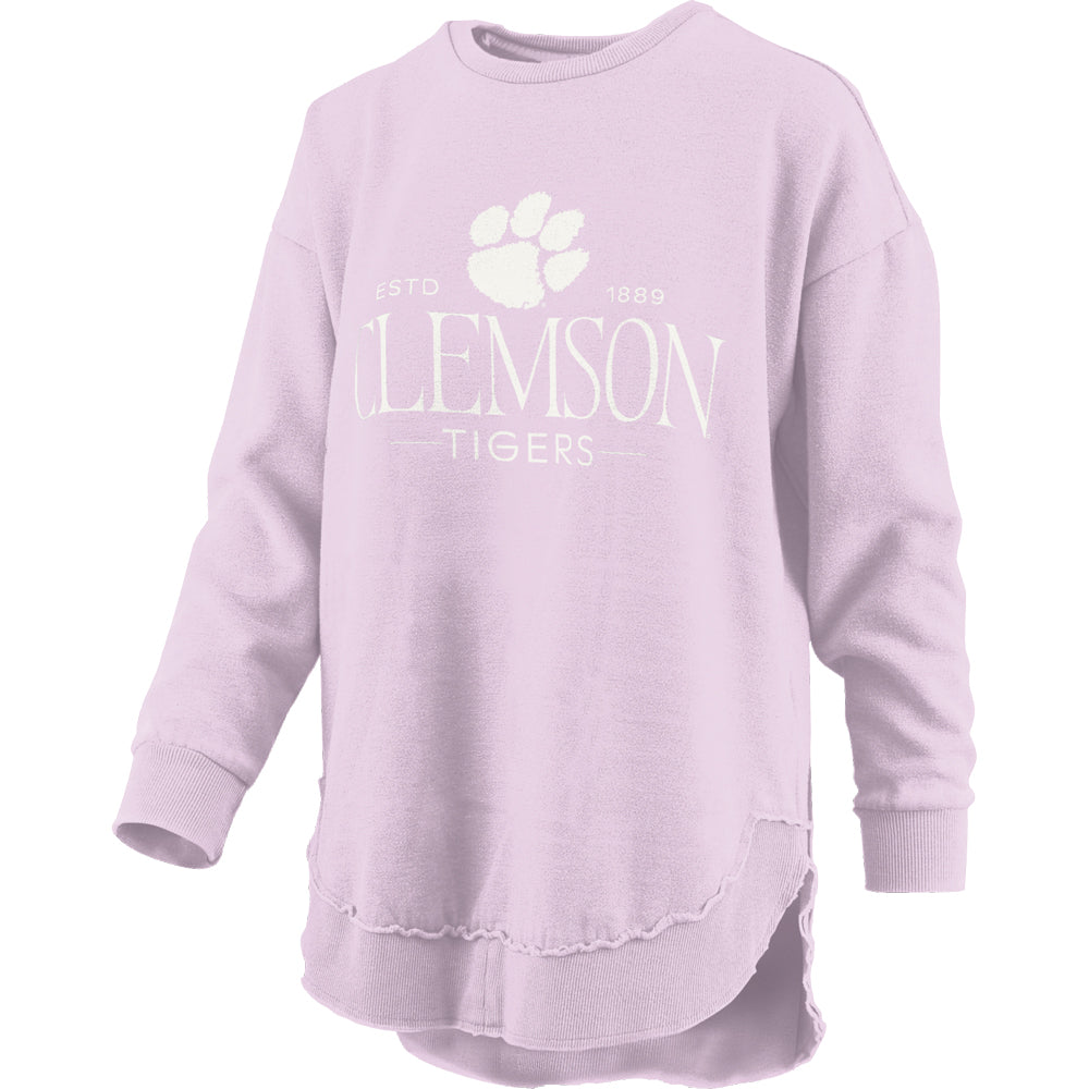 Clemson Pressbox Women’s Silverton Melange Poncho