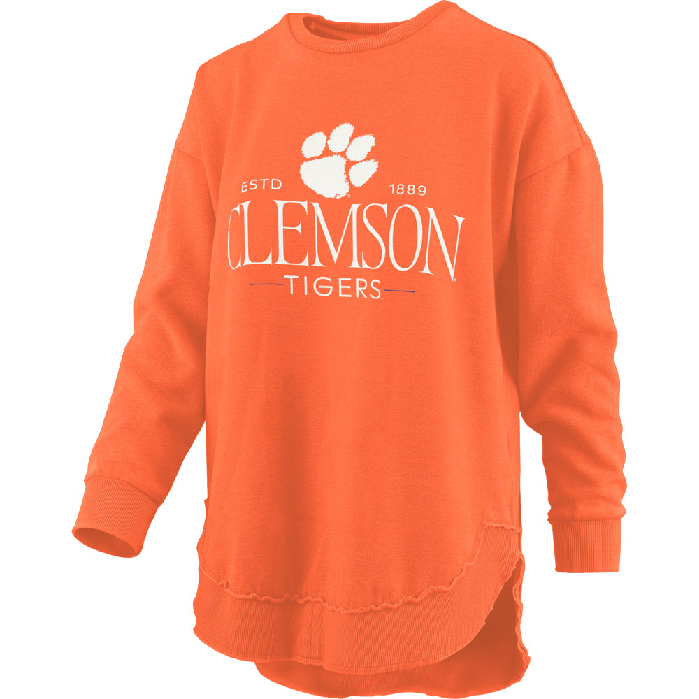 Clemson Pressbox Women’s Silverton Melange Poncho