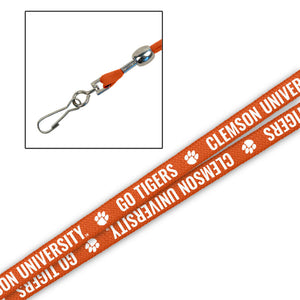 Clemson Printed Lanyard - ORANGE