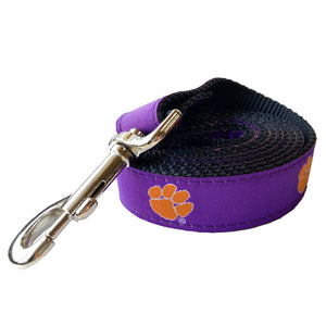 Clemson Purple Paw Dog Leash