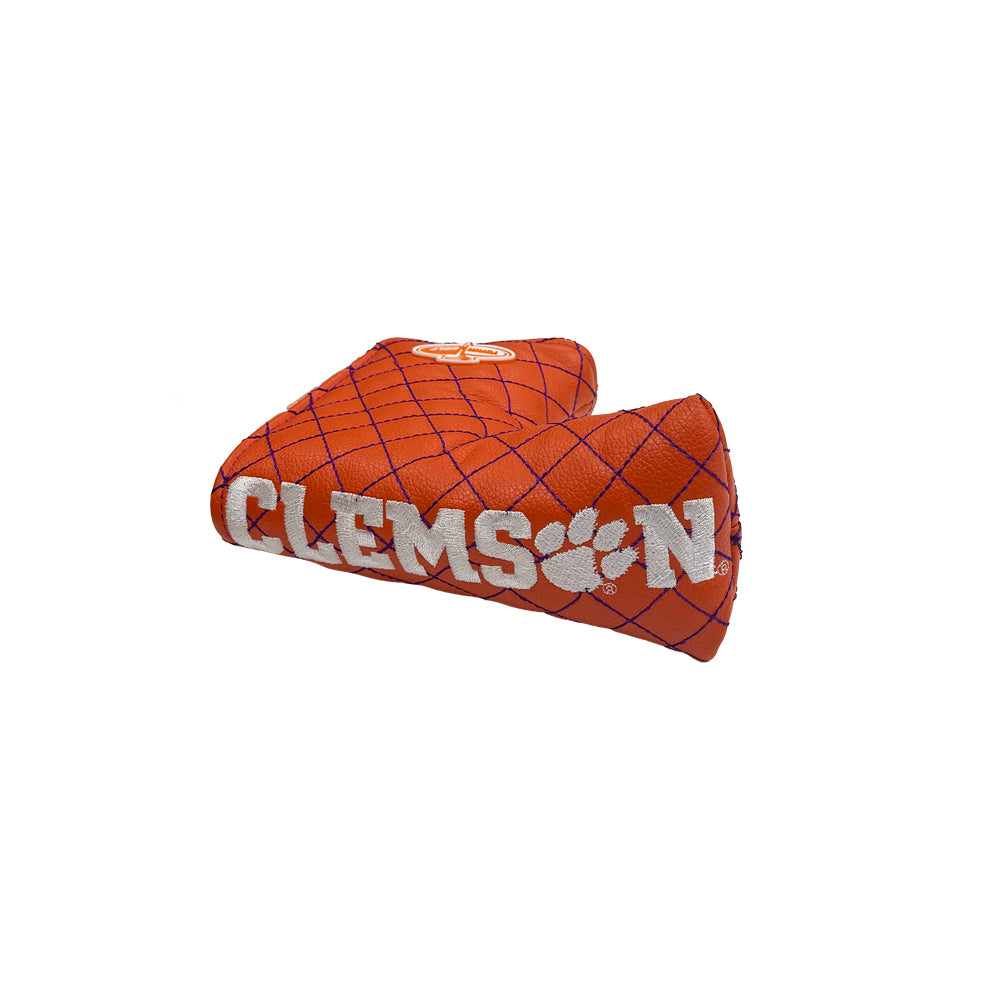 Clemson Quilted Blade Putter Cover