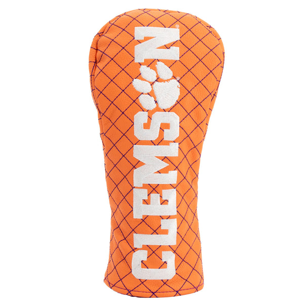Clemson Quilted Fairway Cover - ORANGE