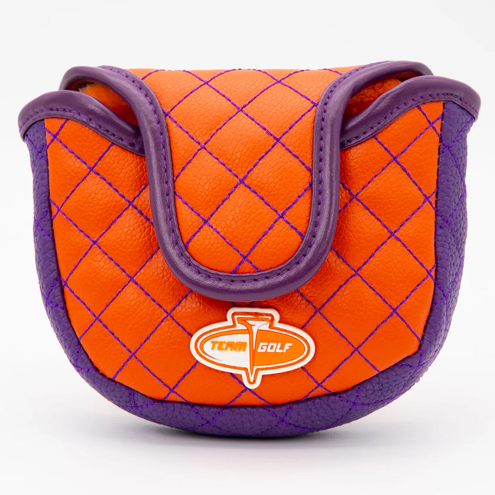 Clemson Quilted Mallet Putter Cover - ORANGE