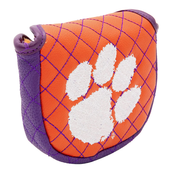 Clemson Quilted Mallet Putter Cover