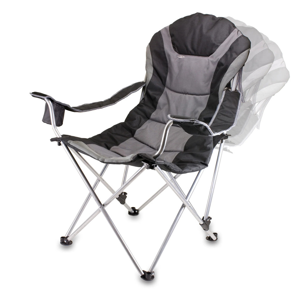 Clemson Reclining Camp Chair - BLACK