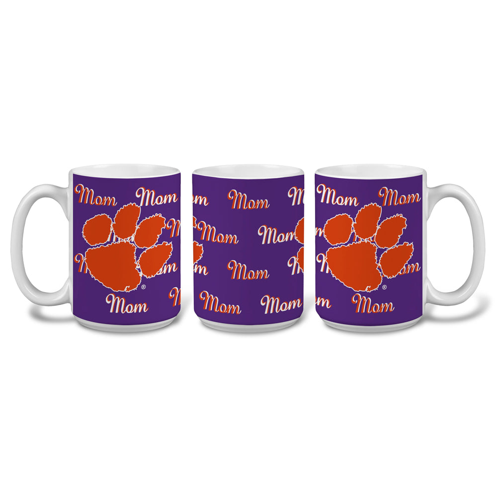 Clemson Repeating Mom Mug