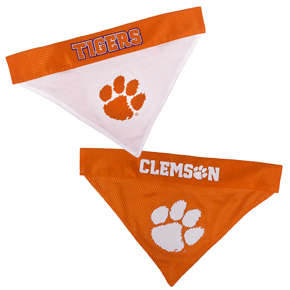 Clemson Reversible Collar Bandana - ORANGE