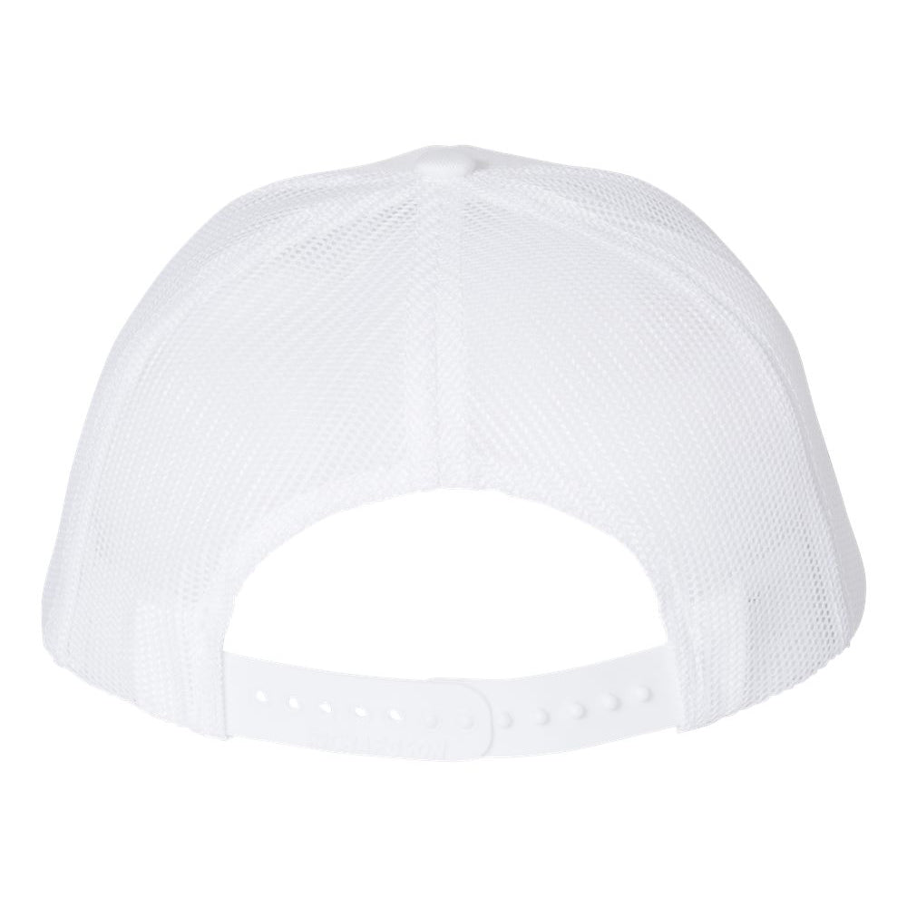 Clemson Richardson Patch Trucker Cap - WHITE