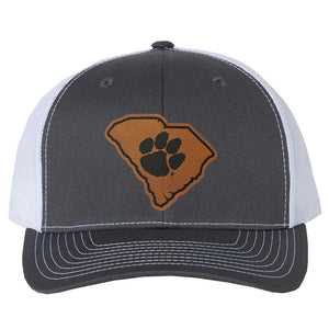 Clemson Richardson State Patch Trucker Cap - DK GREY