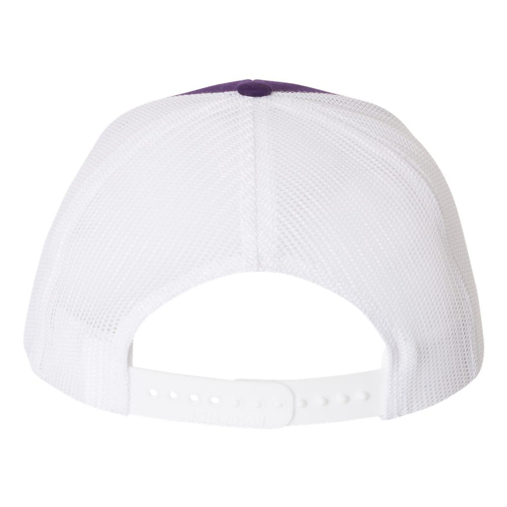 Clemson Richardson State Patch Trucker Cap - PURPLE