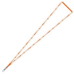 Clemson Robin Cord Lanyard - ORANGE