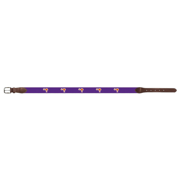 Clemson Roostas Fort Hill Needlepoint Belt 