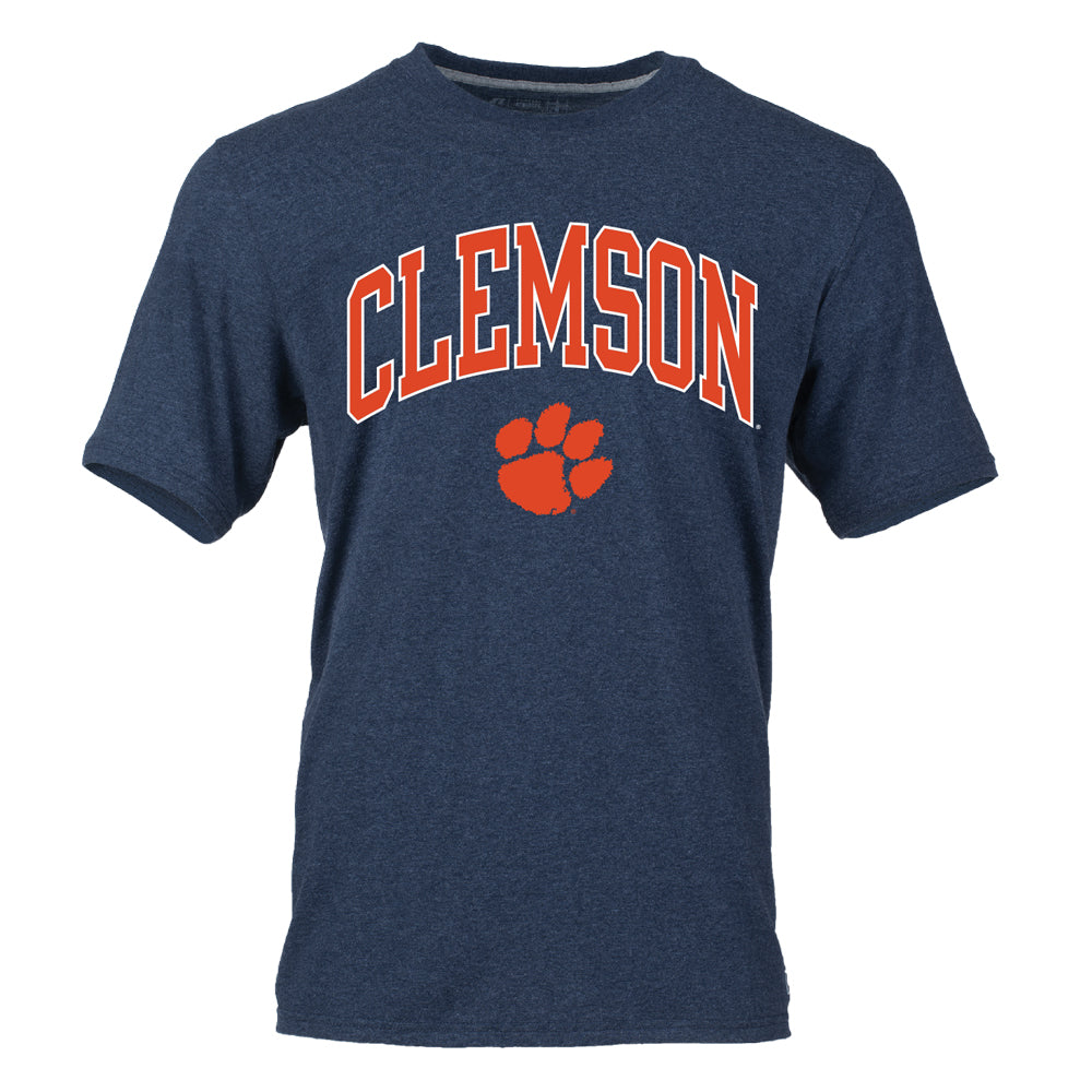 Clemson Russell Classic T-Shirt - NAVY HTR