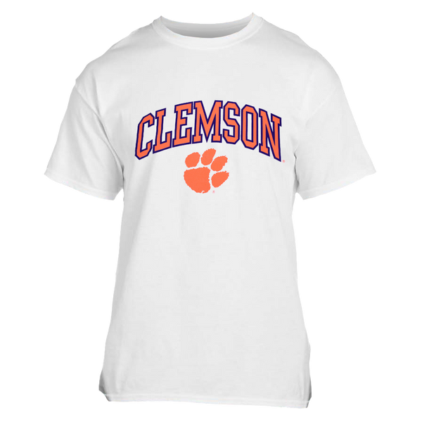 Clemson Russell Classic T-Shirt - WHITE