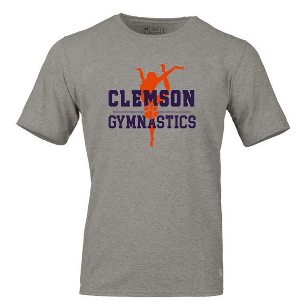Clemson Russell Gymnastics Tee  - MD GREY