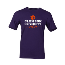 Clemson Russell Mom T-Shirt - PURPLE
