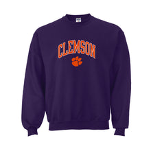 Clemson Russell Youth Classic Crewneck - PURPLE