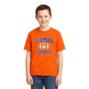 Clemson Russell Youth Football Tee II - ORANGE