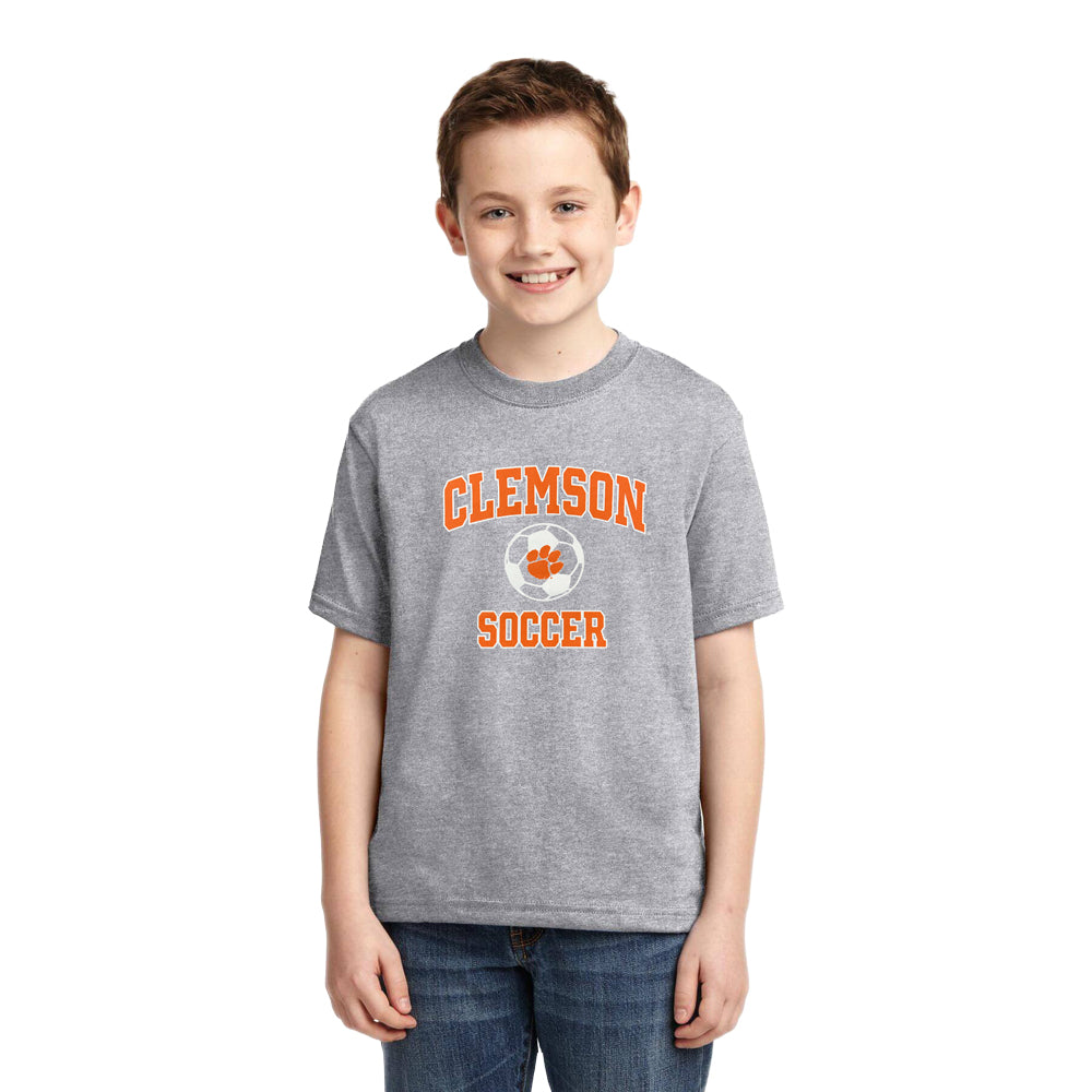 Clemson Russell Youth Soccer Tee II - GRY HEA