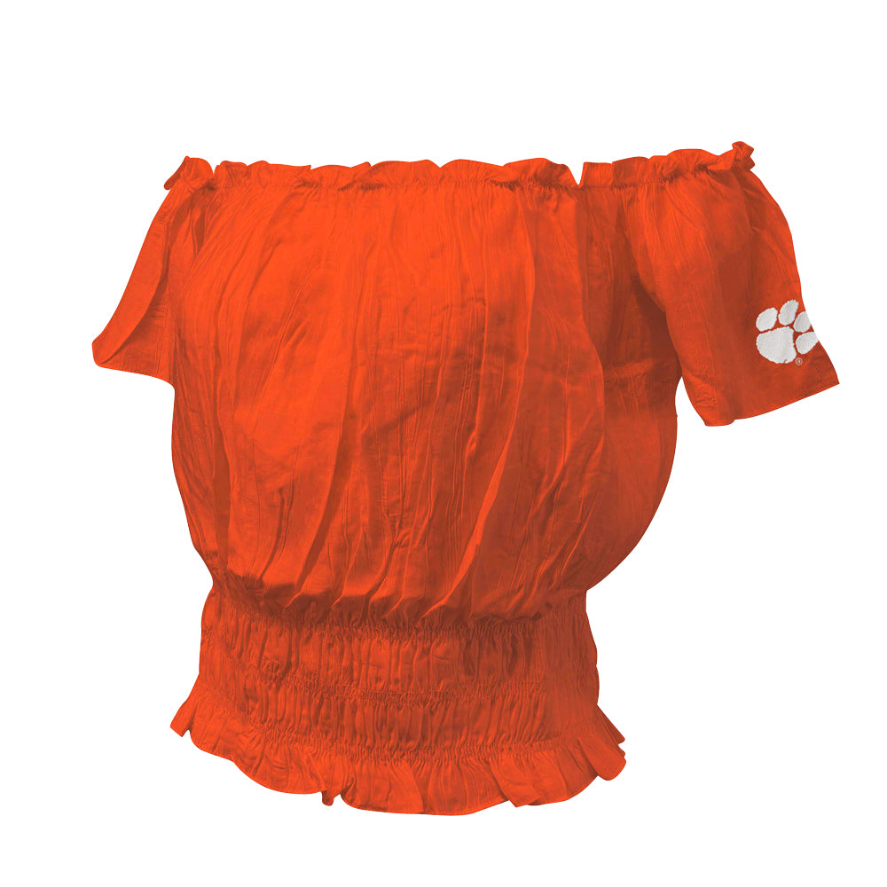 Clemson Shelby & Grace Women's Off-Shoulder Top
