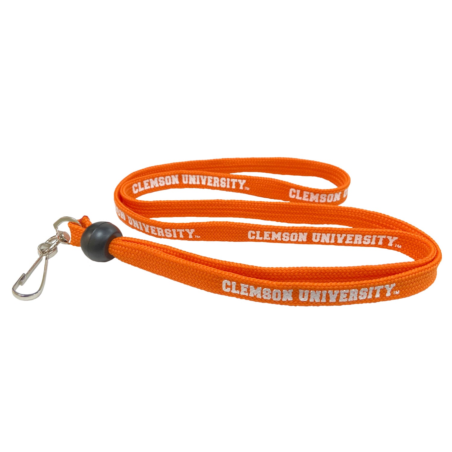 Clemson Shoestring Lace Lanyard