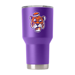 Clemson Sidekick Vault Tiger Face Tumbler - PURPLE