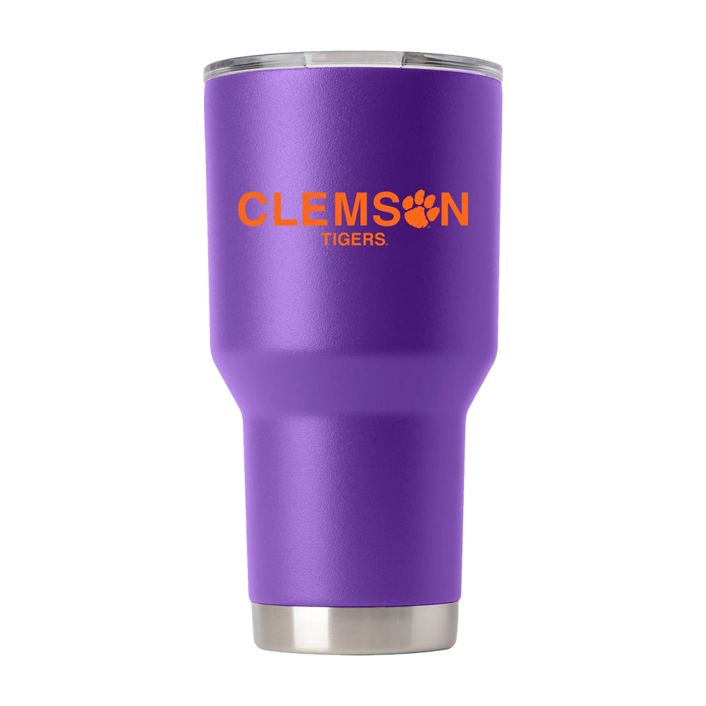 Clemson Sidekick Vault Tiger Face Tumbler - PURPLE