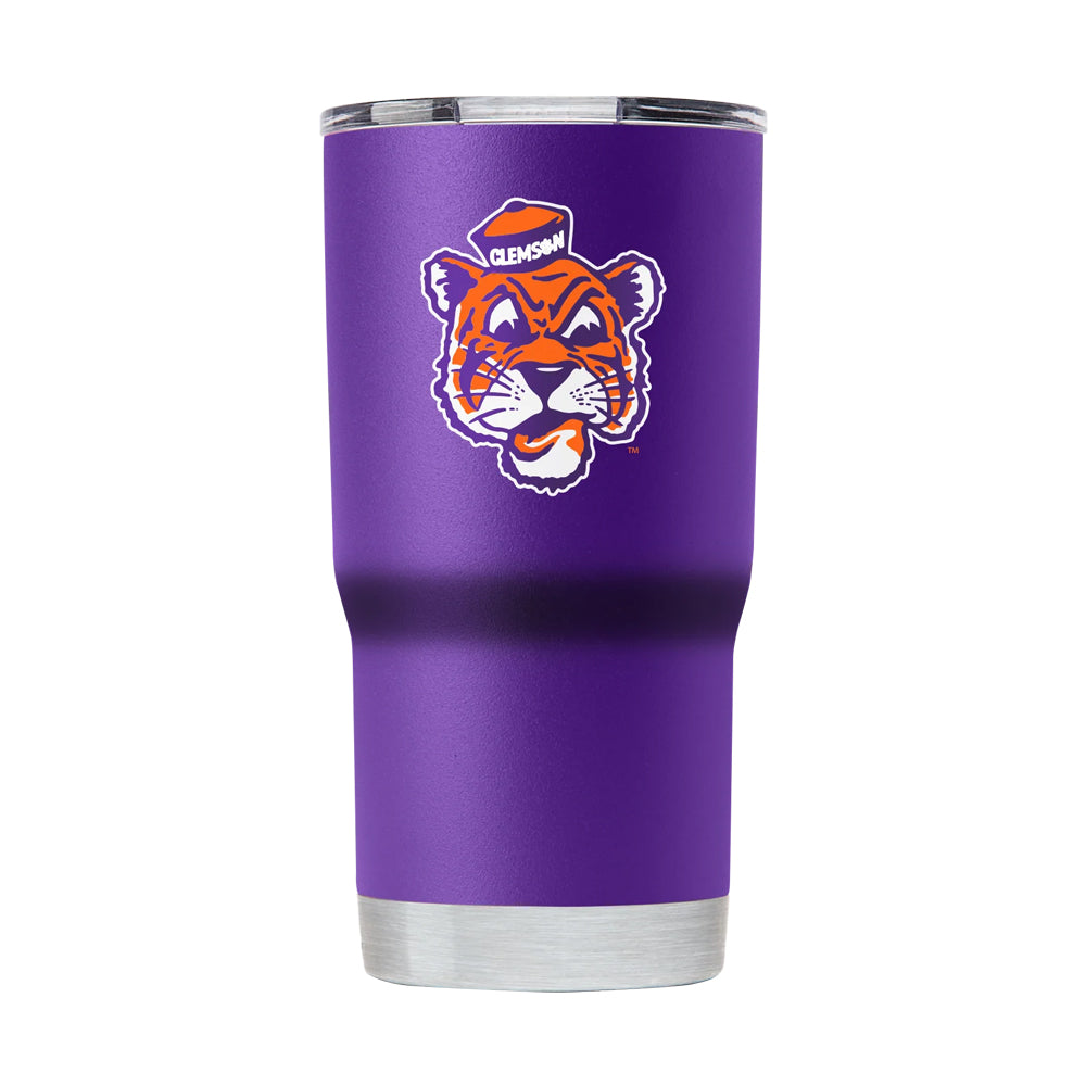 Clemson Sidekick Vault Tiger Face Tumbler - PURPLE