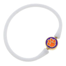 Clemson Silicone Bali Bracelet - WHITE