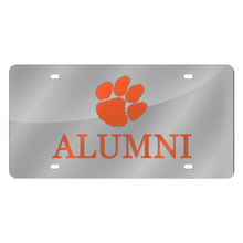 Clemson Silver Mirror Alumni Tag - SILVER