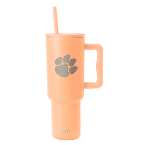 Clemson Simple Modern 40oz Trek Tumbler  - LT ORANGE