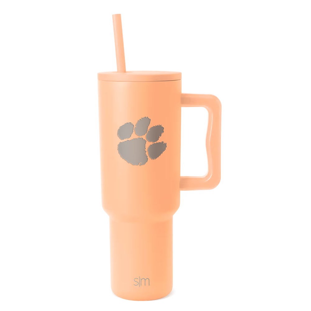 Clemson Simple Modern 40oz Trek Tumbler  - LT ORANGE